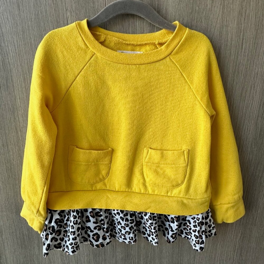 Tucker and Tate Sweater Top with Ruffle- Size 3